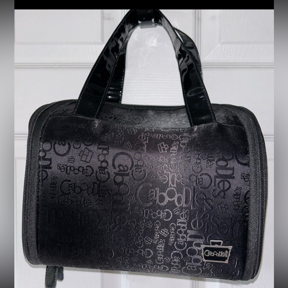 Caboodles Black Pink Interior Travel Bag - Picture 1 of 7